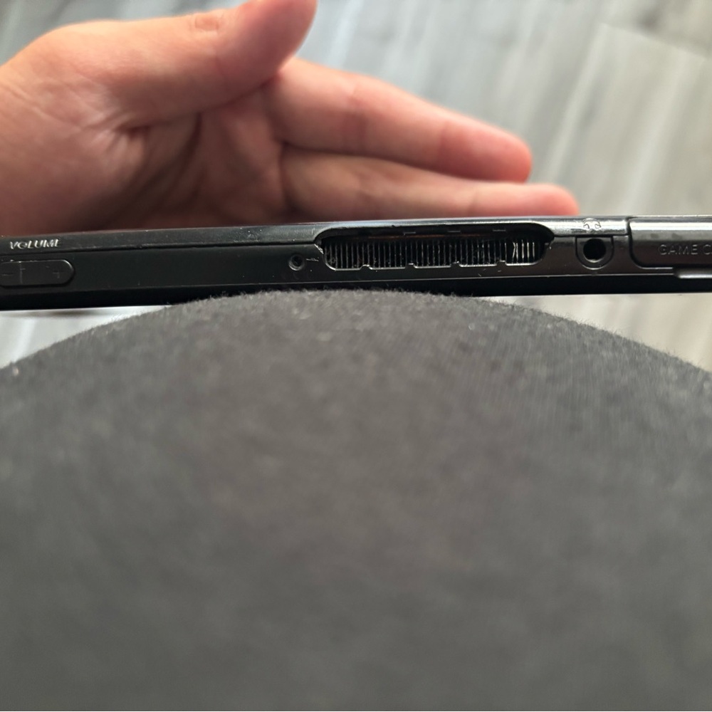 Beat up Nintendo switch still turns on just used a lot.